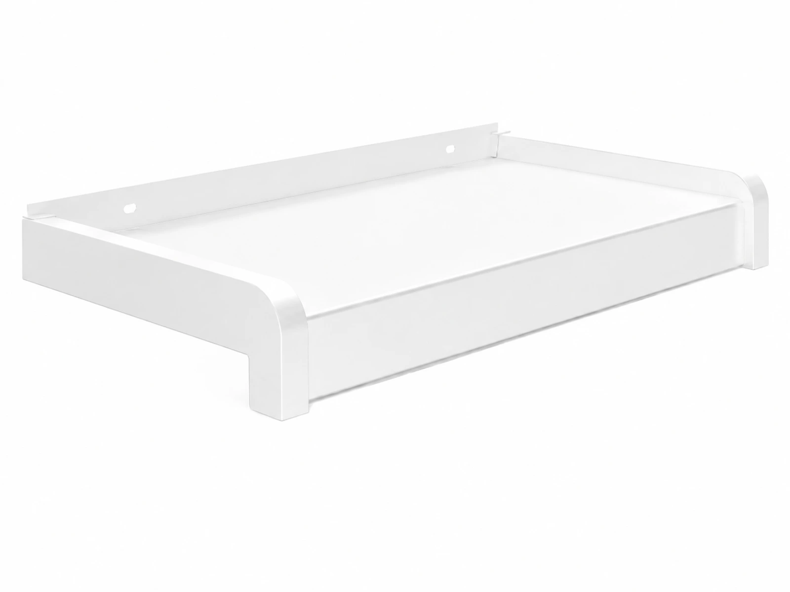 Venkovní hliníkové ohýbané parapety – bílá RAL 9016 - nos 40 mm