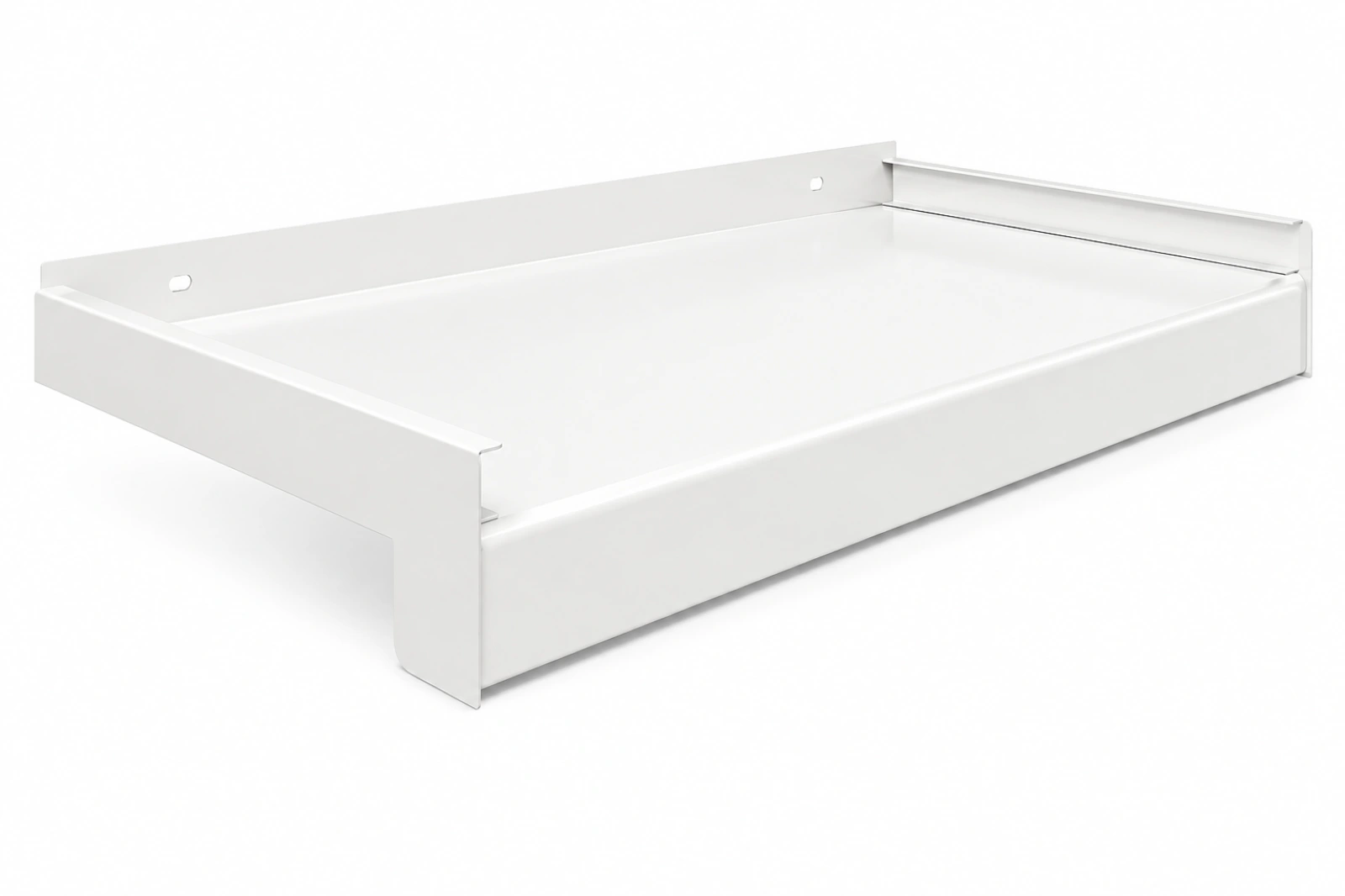 Venkovní hliníkové tažené parapety - bílá RAL 9016 - nos 40 mm