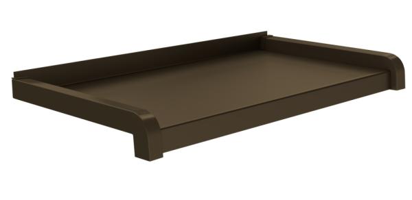 Venkovní hliníkové ohýbané parapety - elox C33