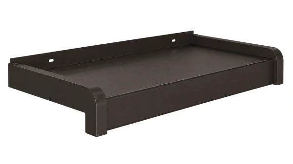 Venkovní pozinkované ohýbané parapety - tmavě hnědá RAL 8019 - nos 40 mm
