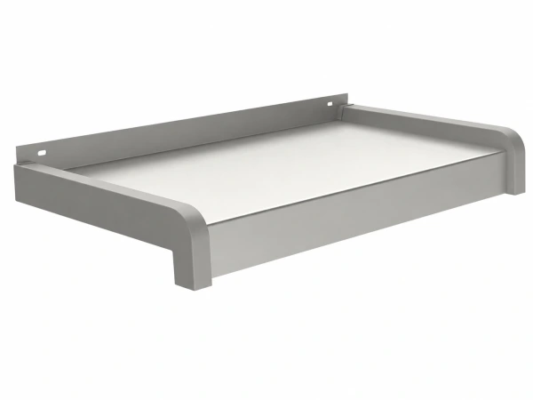 Venkovní pozinkované ohýbané parapety - stříbrná RAL 9006 - nos 40 mm